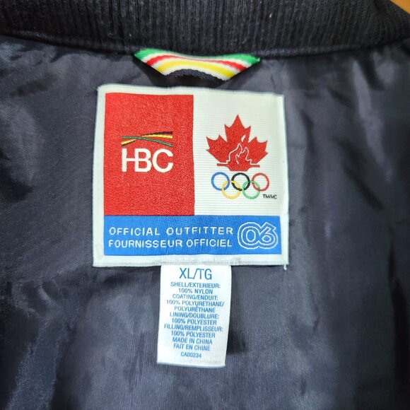 Canadian Olympic Team Puffer Vest Men's XL Quilted Hooded Pockets HBC 2006 - Picture 12 of 13